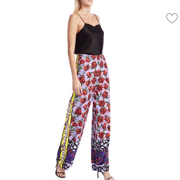 Alice + Olivia Pants - Nwot Alice + Olivia elba Full-Length Printed Pants sz M #B0
